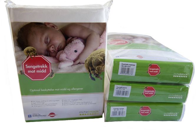 Hovedbilde MiteBlock lakenpose 90x220 cm