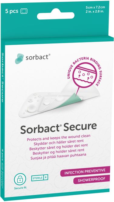 Hovedbilde Sorbact Secure plaster